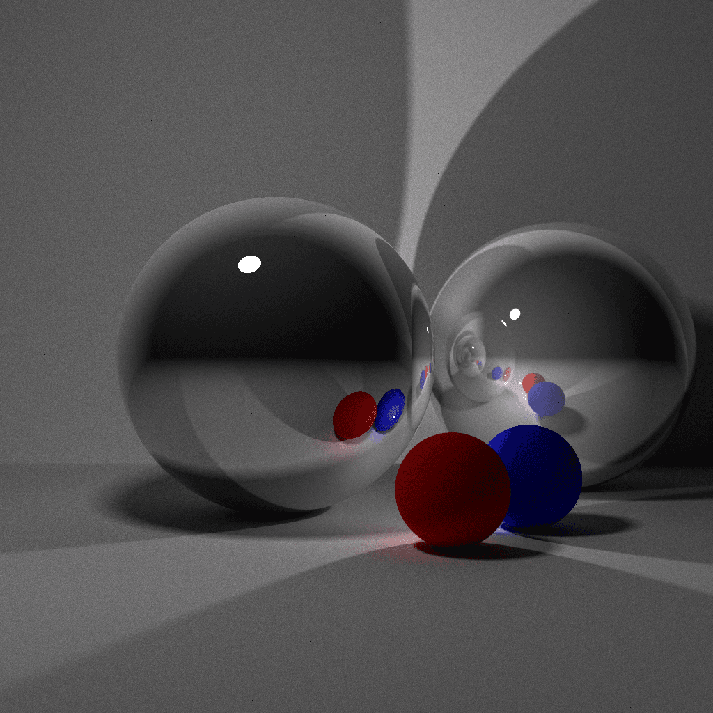 Path traced render